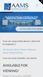 Mobile Screenshot of aamsinfo.org